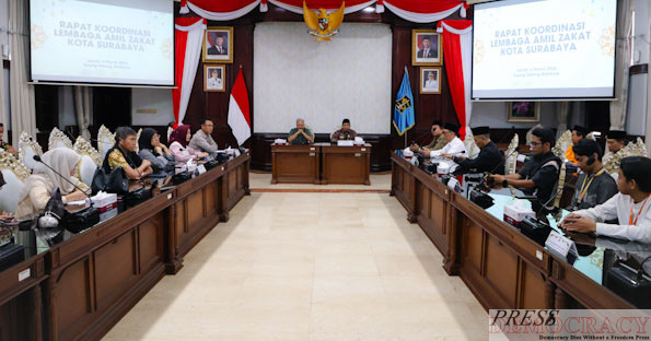 Gandeng Kemenag dan LAZ, Pemkot Surabaya Perkuat Sinkronisasi Data Penyaluran Zakat