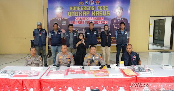 Polresta Sidoarjo Ungkap 19 Kasus Narkoba, Selamatkan 4000 Jiwa dari Bahaya Narkotika