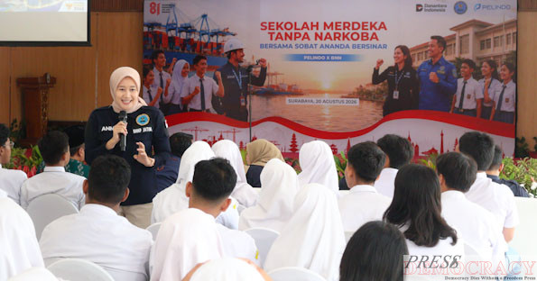 Pelindo dan BNN Jawa Timur Edukasi Pelajar Cegah Penyalahgunaan Narkoba